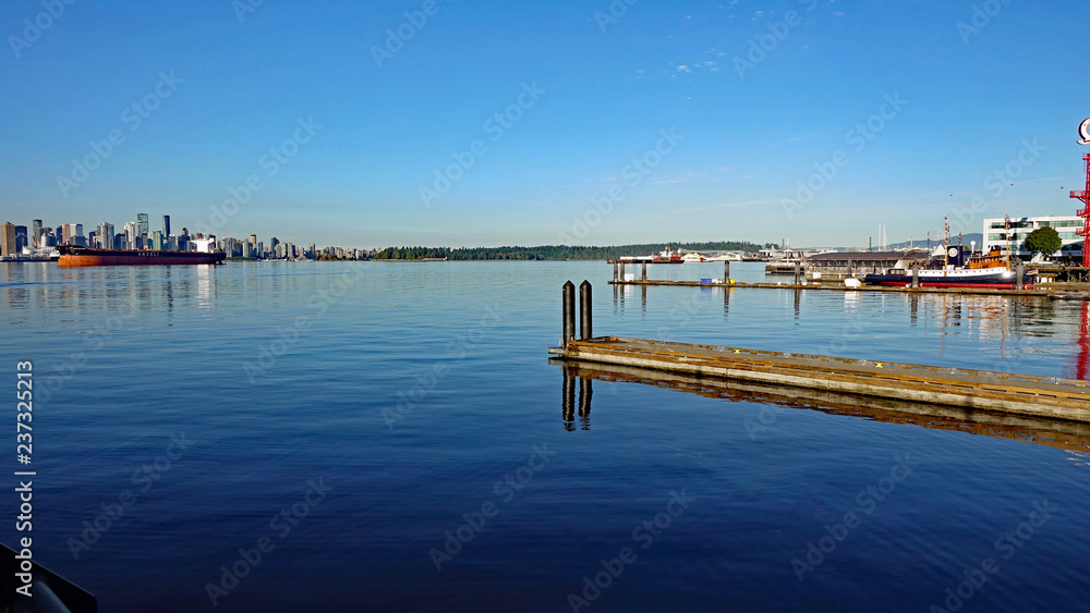 Across The Vancouver Waterfront And Stanley Park