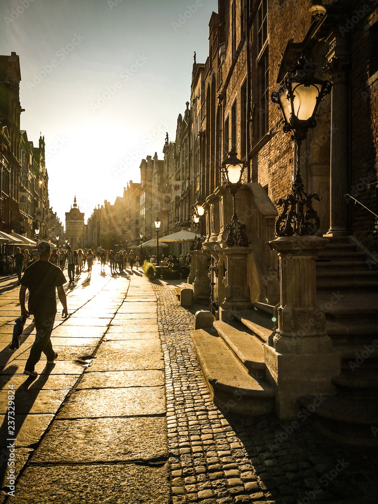 street in the city