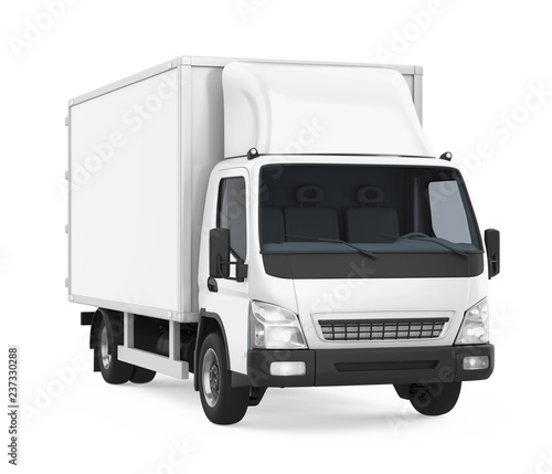 Delivery Van Isolated 