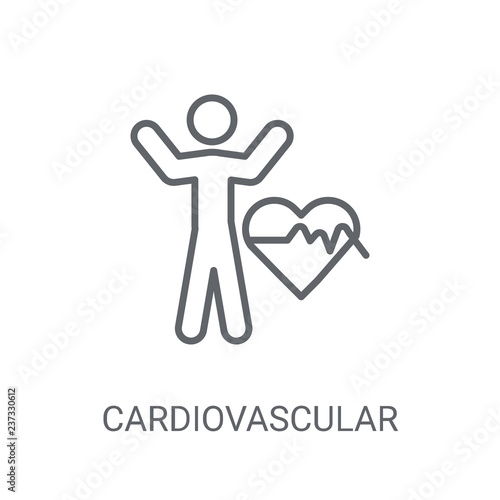 Cardiovascular system icon. Trendy Cardiovascular system logo concept on white background from sauna collection