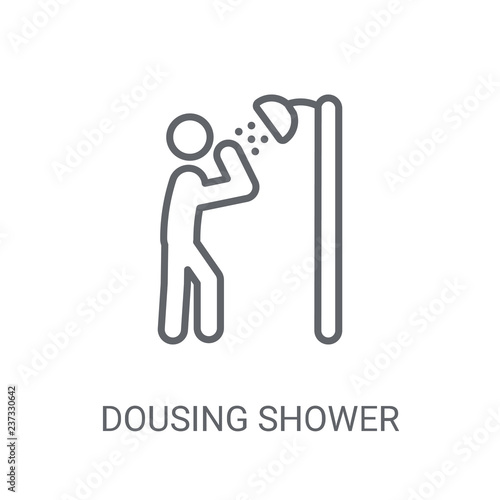 Dousing Shower icon. Trendy Dousing Shower logo concept on white background from sauna collection