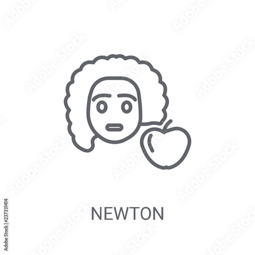 Newton icon. Trendy Newton logo concept on white background from Science collection