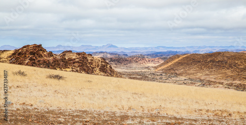 Damaraland  Namibia  a vast semi desert arid region in Namibia.