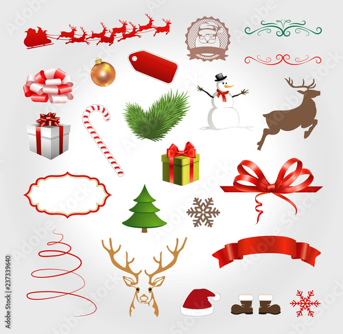 Pictos et icones de Noël