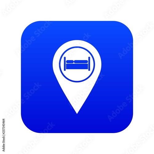 Bed, hostel, hotel sign icon digital blue for any design isolated on white vector illustration Free Download Bed, hostel, hotel sign icon digital blue for any design isolated on white vector illustration - GFXLoad