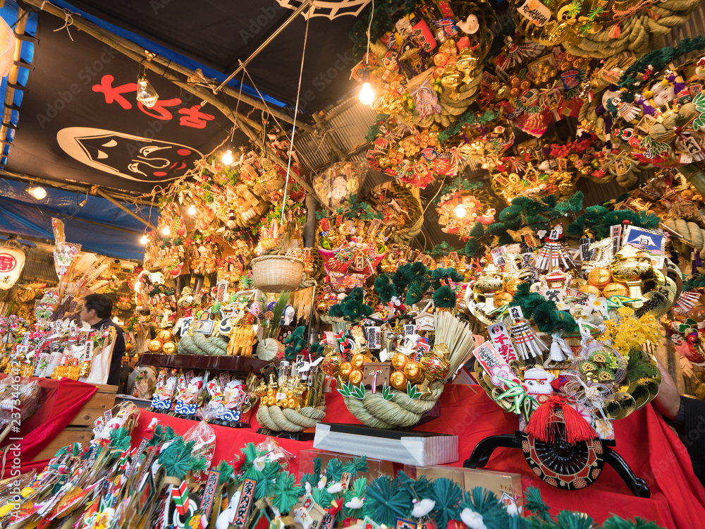 新宿　花園神社の酉の市