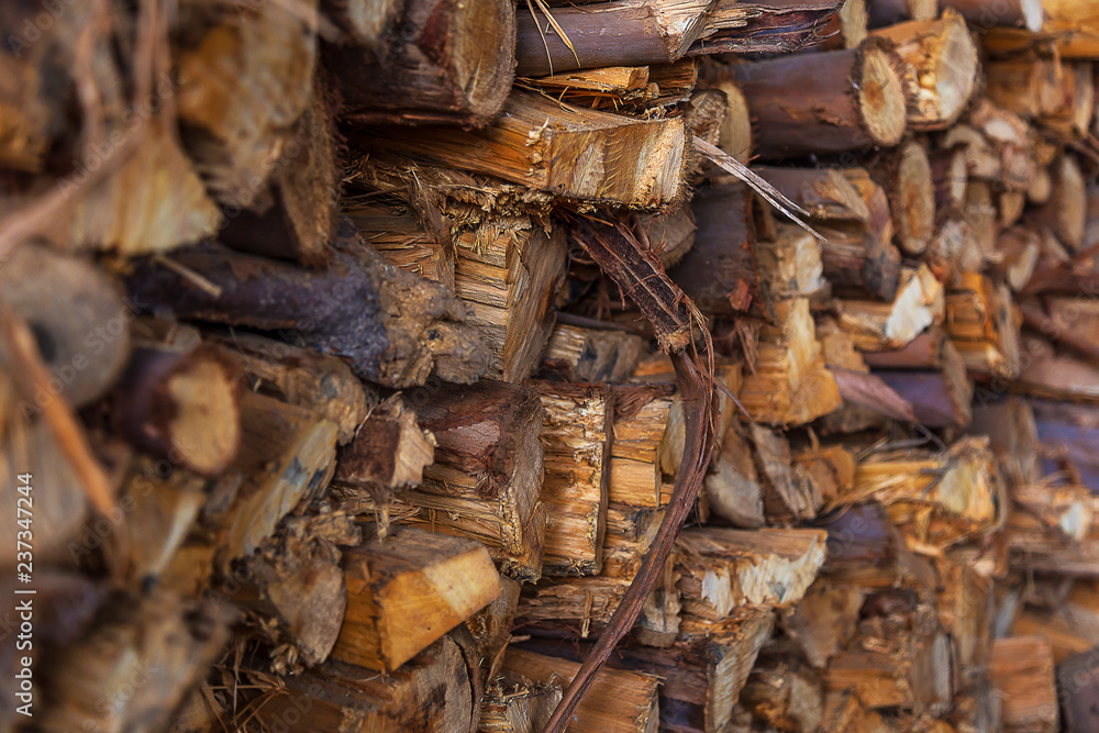 A Stack Of Firewood