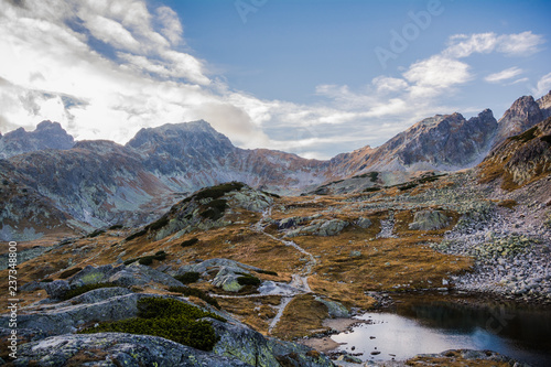 Alpine setting in High Tatras, Slovakia