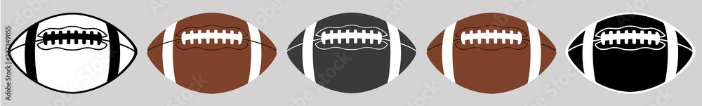 Naklejka Futbol amerykański | Piłka | Godło | Logo | Wariacje