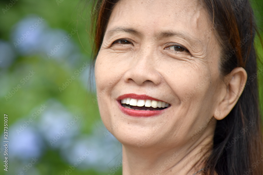 Smiling Diverse Female Senior Smiling Diverse Female Senior