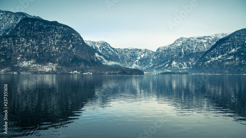 Winter View of Hallstatter See. © nadianb