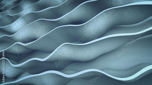 Abstract gray wavy shapes 3...
