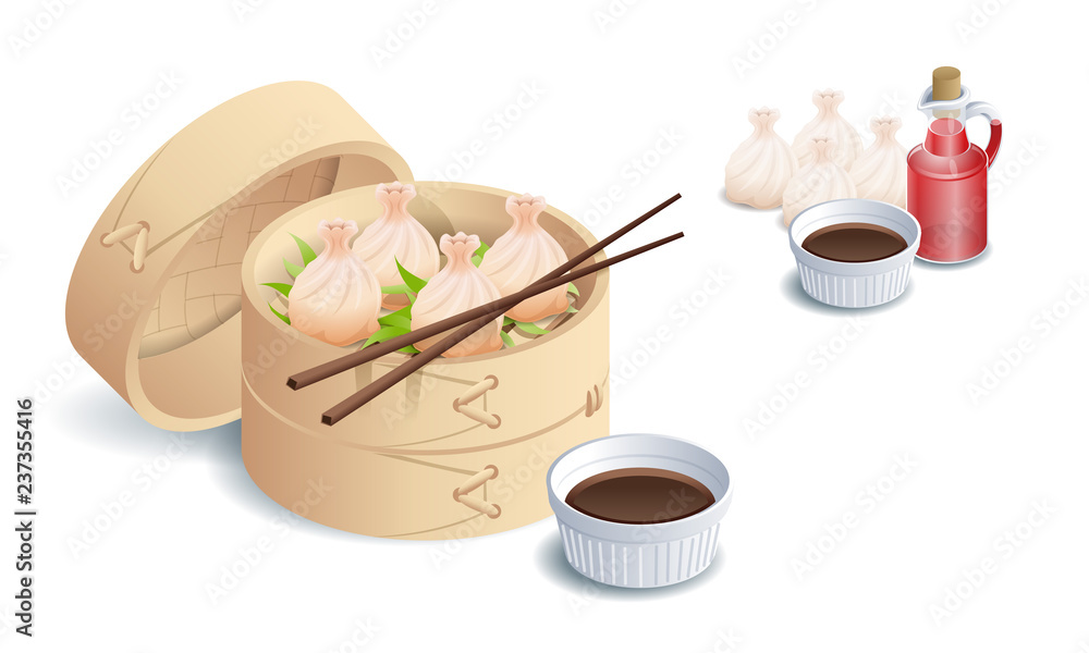 Dumplings and soy sauce Dumplings and soy sauce
