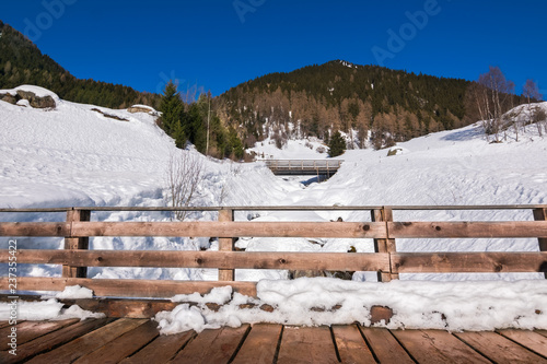 Wallpaper Mural Winter walking trips in nature at the famous European ski resort Silvretta Arena Ischgl-Samnaun, Ischgl, Paznaun Valley, Alps, Tyrol, Austria, Europe Torontodigital.ca