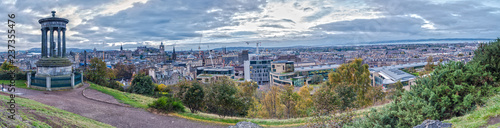 Panoramic View from Carlton Hill in Edinburgh