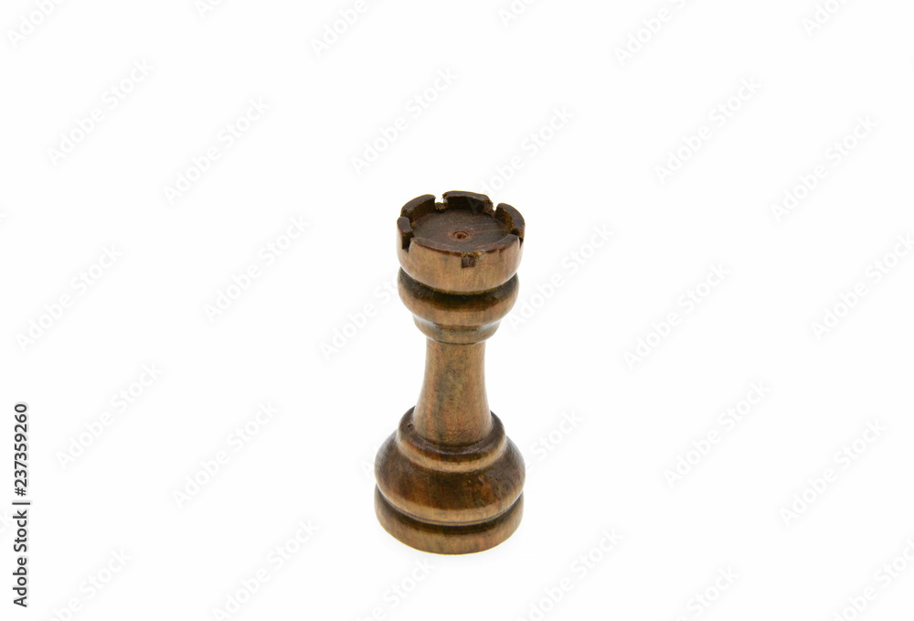 old wooden chess isolated on white background old wooden chess isolated on white background