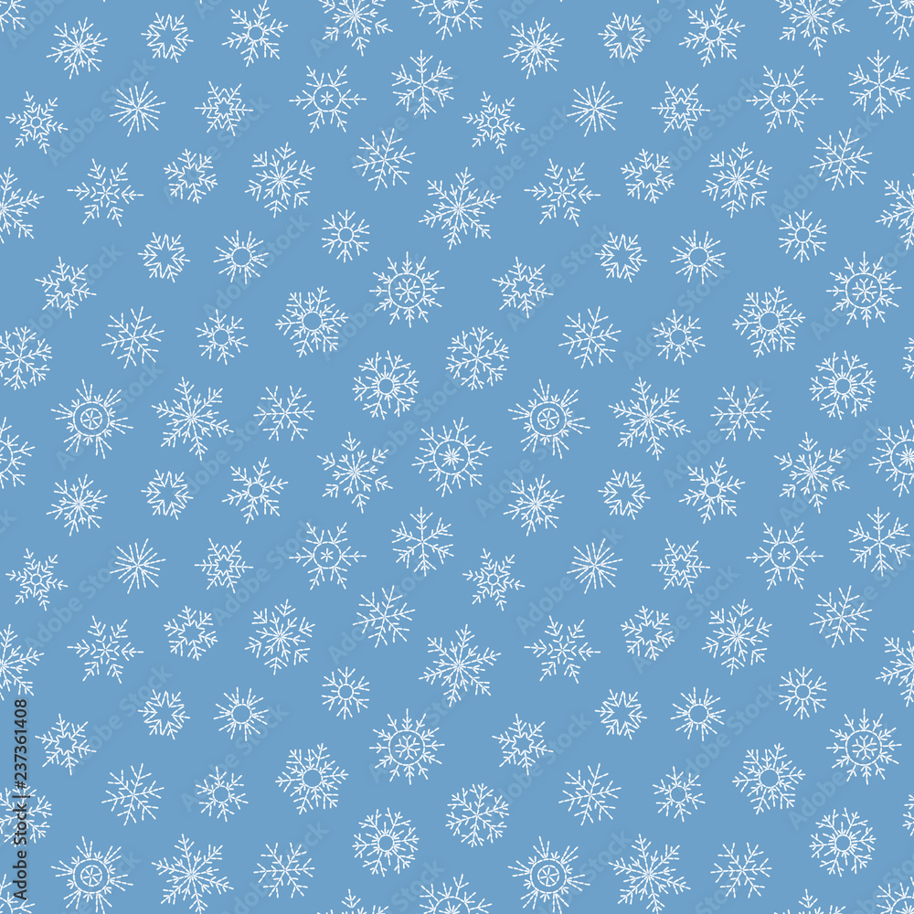Christmas seamless doodle pattern Christmas seamless doodle pattern