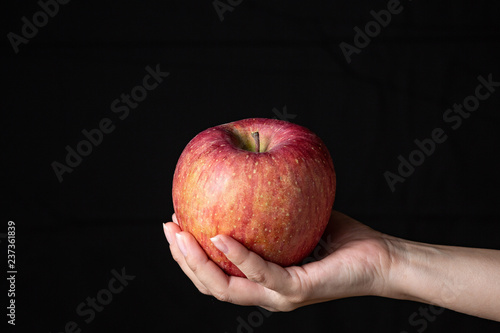 りんごと手