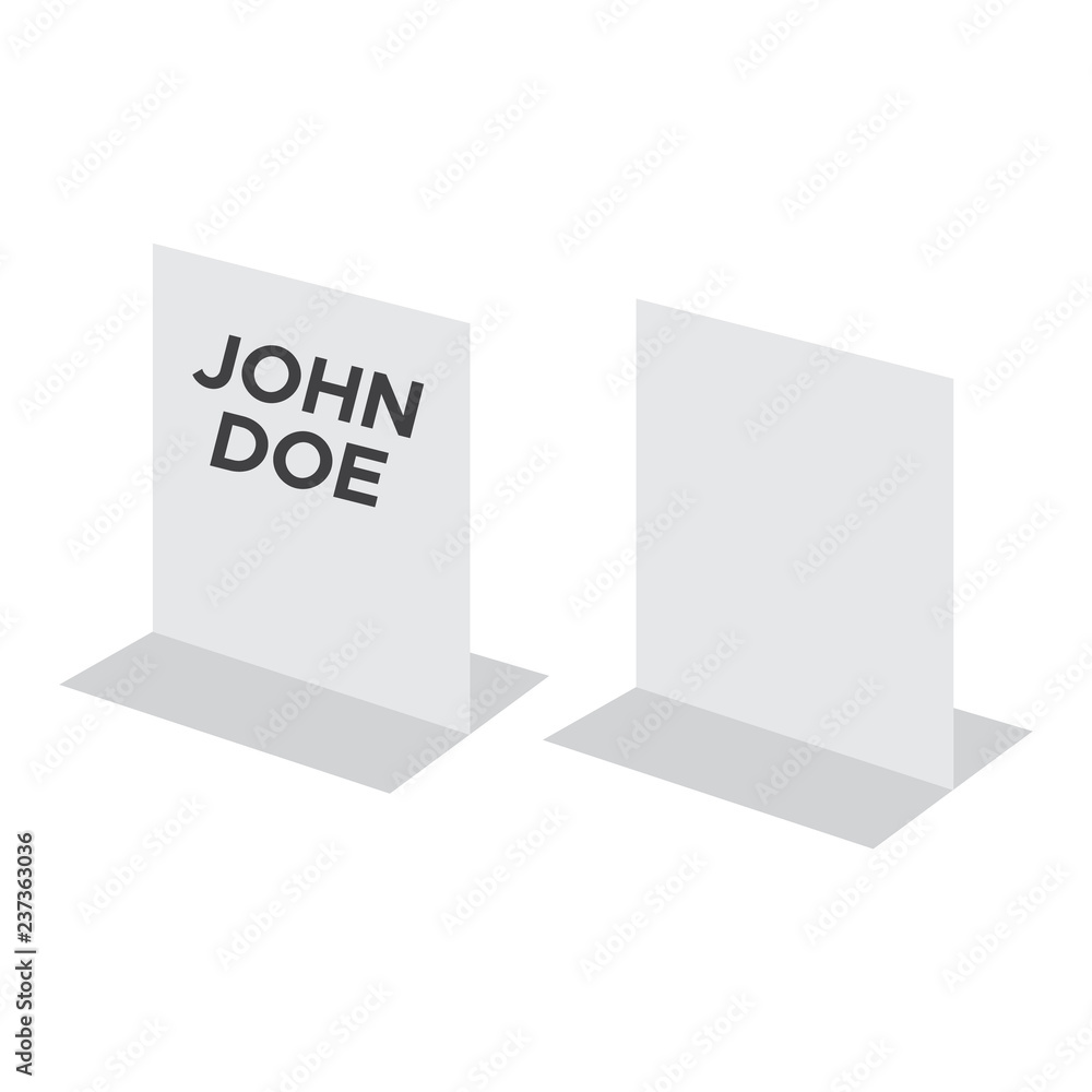 Name plate acrylic holder sign. Business card with name holder Name plate acrylic holder sign. Business card with name holder