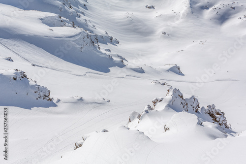 Verschneite Gipfellandschaft - Parpaner Rothorn, Graubünden, Schweiz