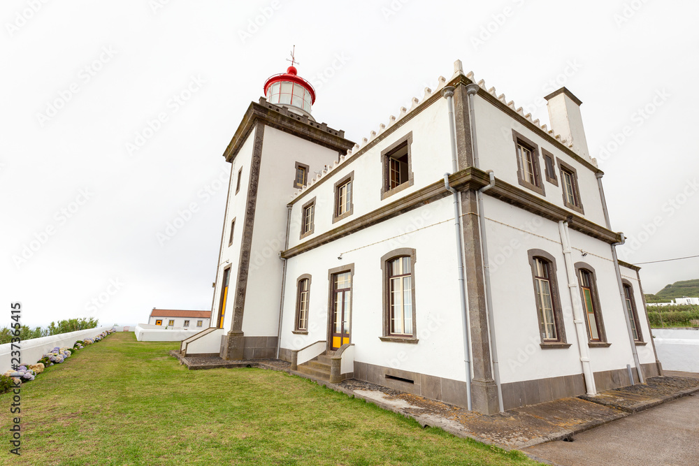 The Farol da Ponta da Ferraria lighthouse near the town of Ginetes.