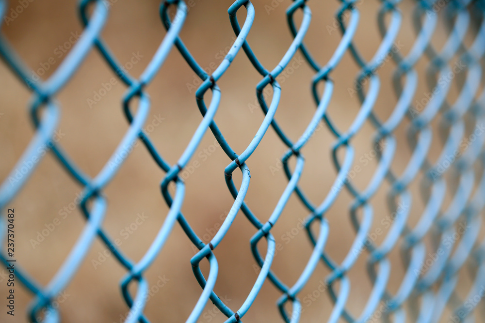 Fototapeta premium Barbed wire,close-up