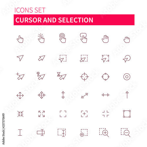 cursor and selection
