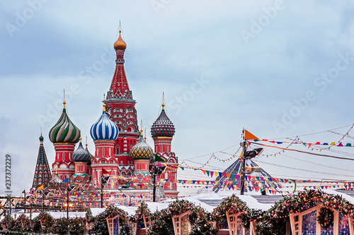 New year market Russia GUM 2018-2019