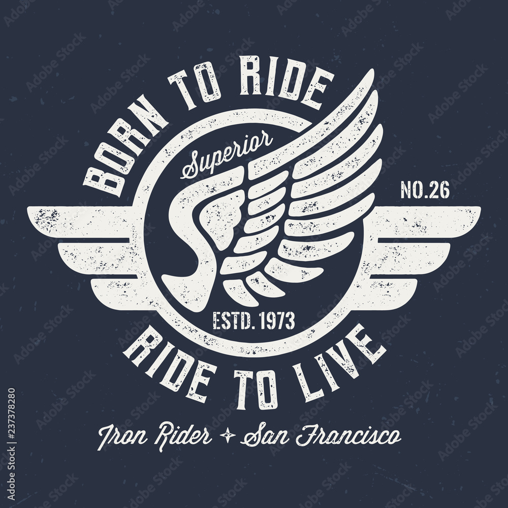 Born to Ride with Re Logo Background Vinyl Vertical Stem Sticker for Royal  Enfield (Medium, Yellow)