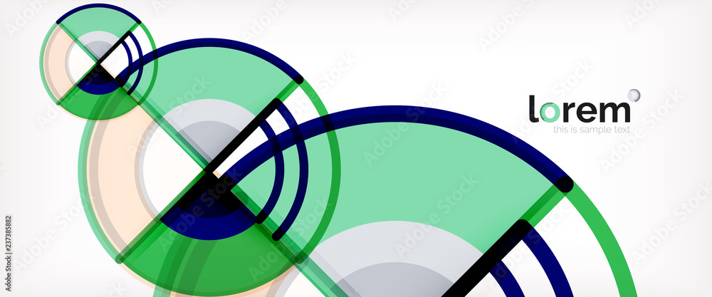 Obraz premium Modern geometric abstract background