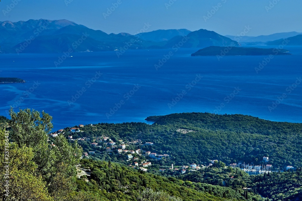 Greece,island Ithaki-view of the Kioni