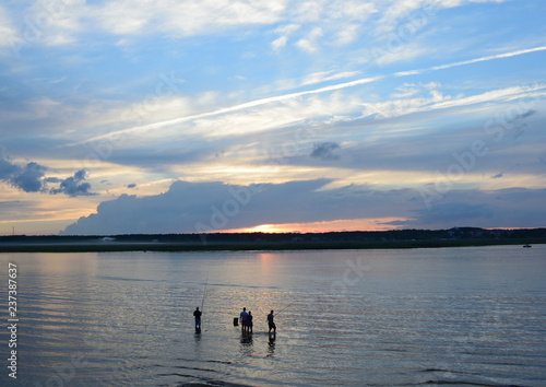 Sunset on the Lielupe