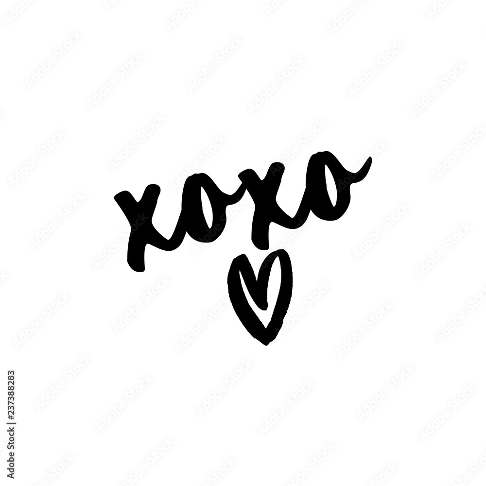 XoXo - Greeting card text - Calligraphy phrase for Christmas or other gift. Modern brush lettering phrase. Hand drawn design elements, Xmas greetings cards, invitations. Holiday quotes. XoXo - Greeting card text - Calligraphy phrase for Christmas or other gift. Modern brush lettering phrase. Hand drawn design elements, Xmas greetings cards, invitations. Holiday quotes.