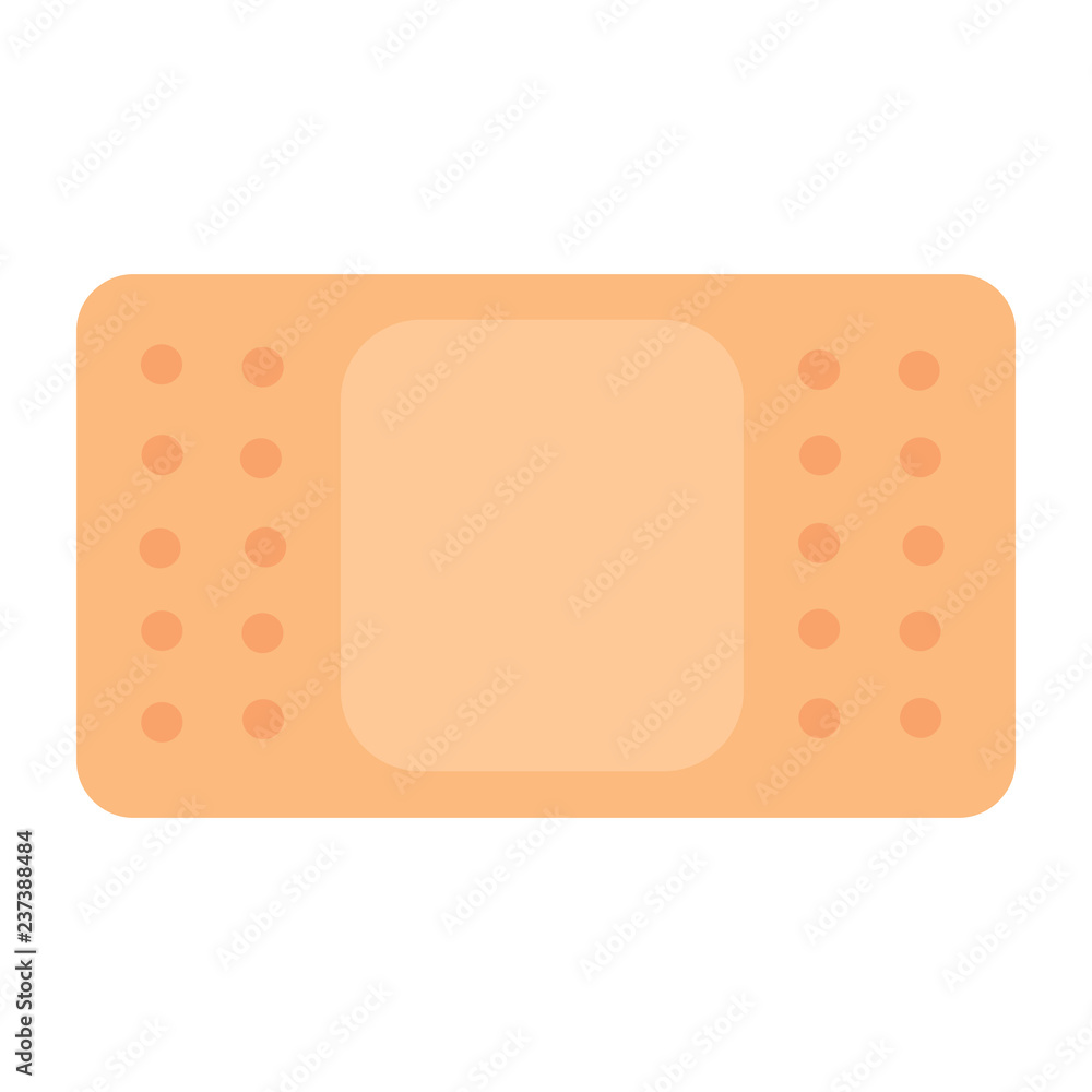 Vector of a rectangular band-aid Vector of a rectangular band-aid