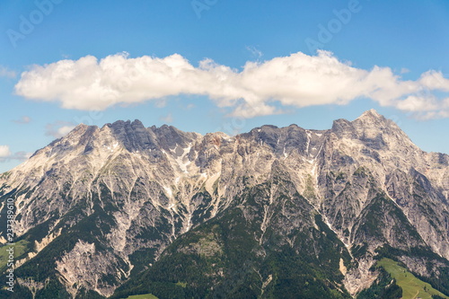 Leogang Mountains Leoganger Steinberge with highest peak Birnhorn, idyllic summer landscape Alps, Zell am See district, Salzburg federal state, Austria