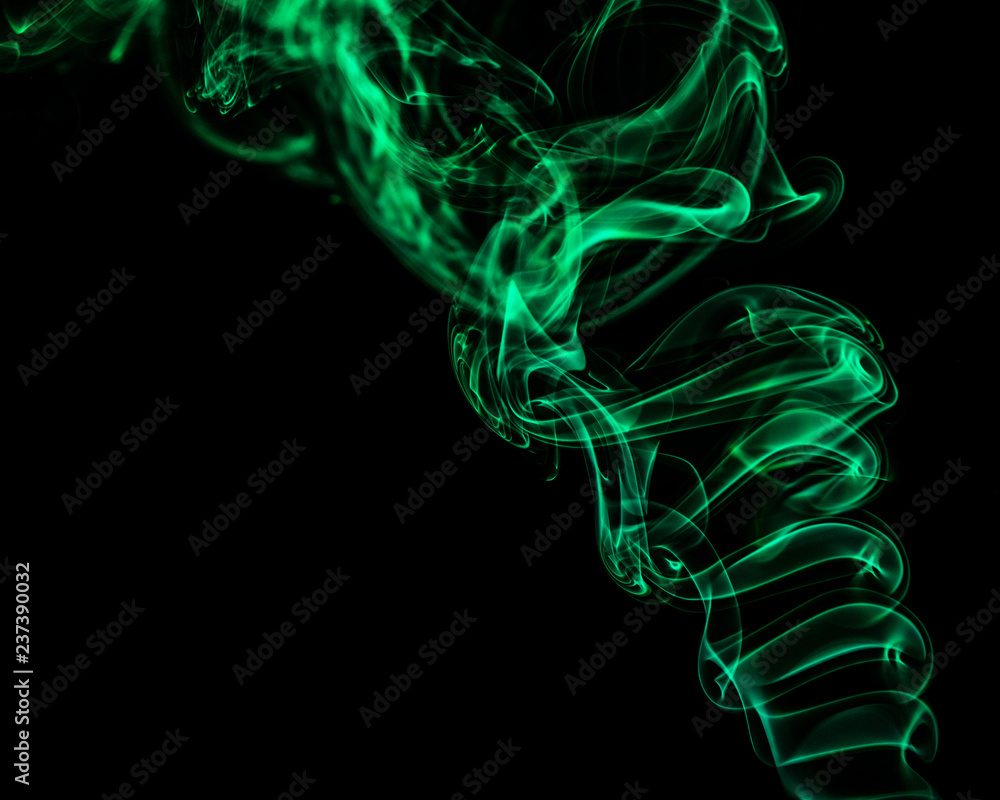Naklejka premium green twister
