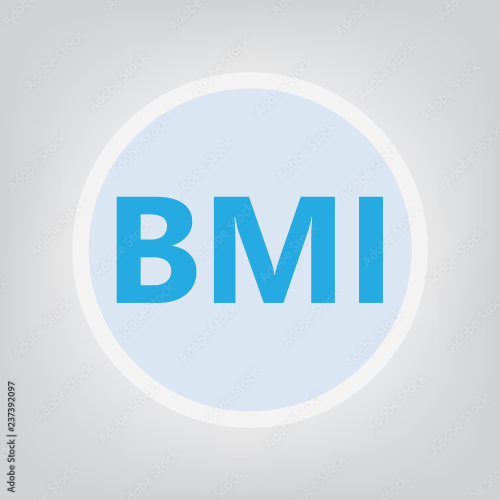 BMI (Body Mass Index) acronym- vector illustration BMI (Body Mass Index) acronym- vector illustration
