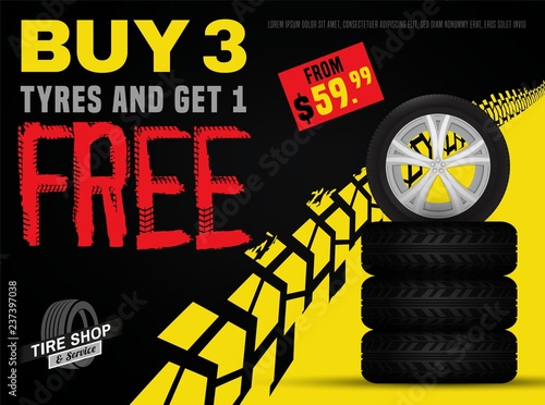 Vector automotive banner template