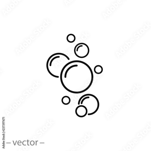 Fototapeta bubble icon vector