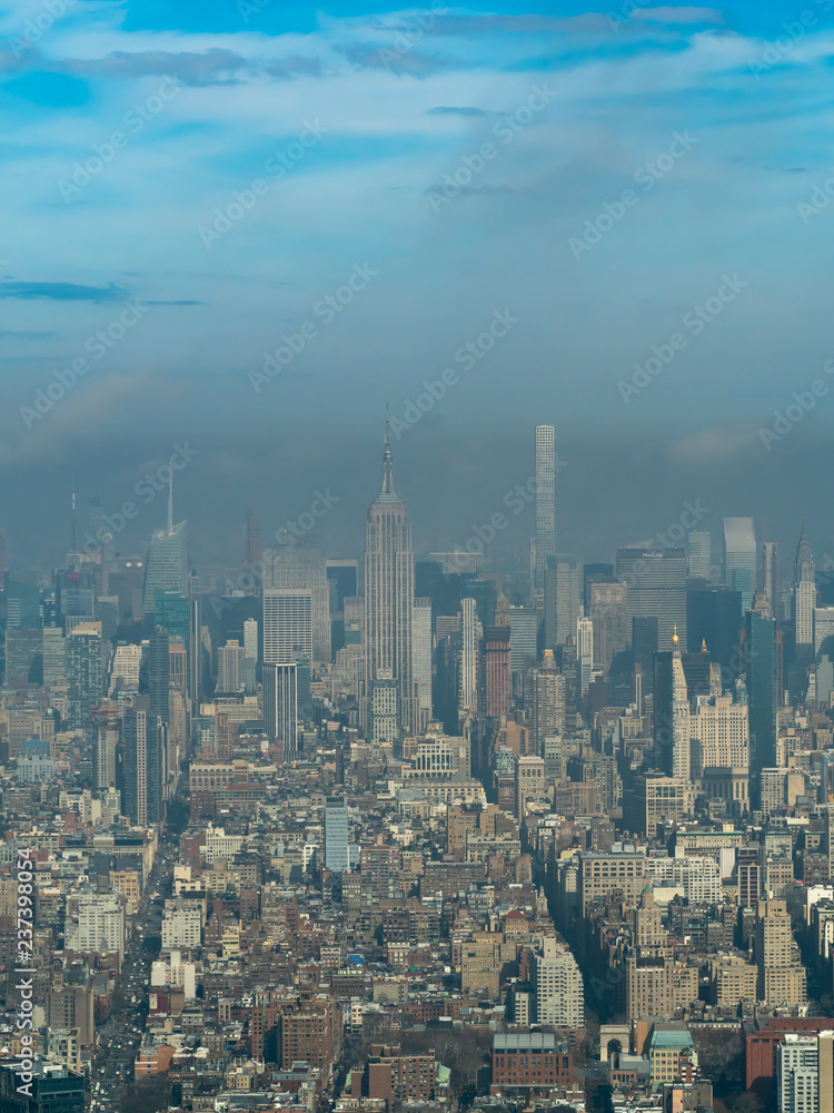 Landscape from One World Trade Center in New York City