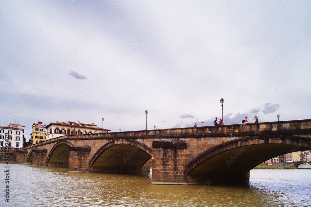 Carraia bridge Florence Italy