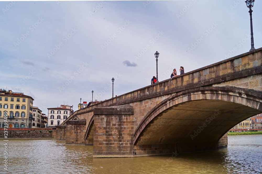 Carraia bridge Florence Italy