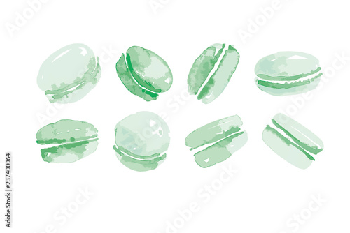 pastel color macaron sweet cake.