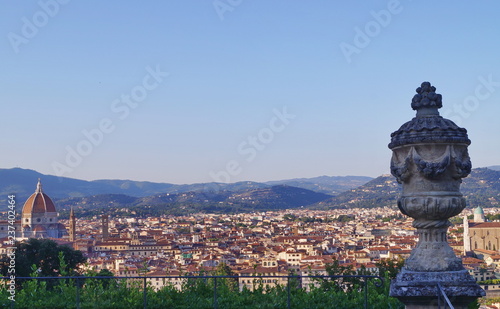View of Florence from the Bardini garden Italy