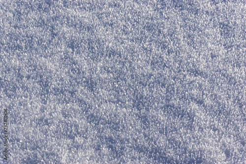 White snow background