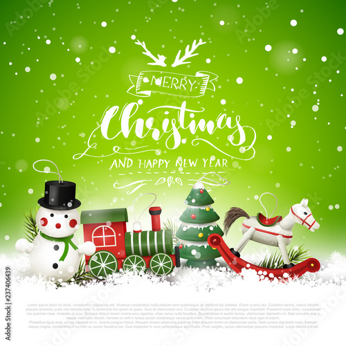 Christmas greeting card