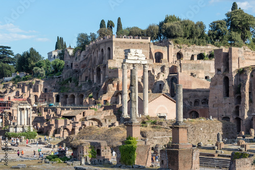 The Temple of Julius Caesar and the Temple of Castor and Pollux, Italy