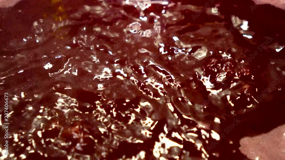 boiling pomegranate juice boiling pomegranate juice