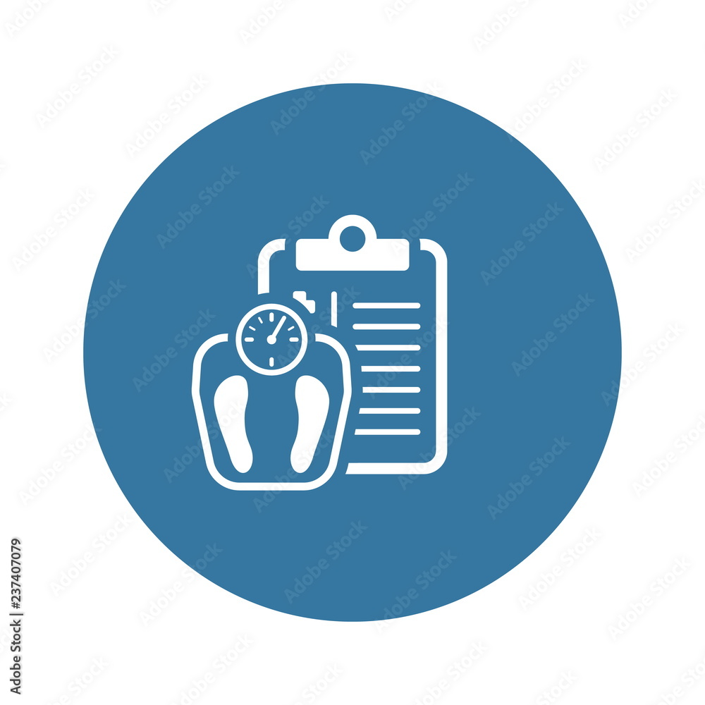 Weight Management Flat Icon Weight Management Flat Icon