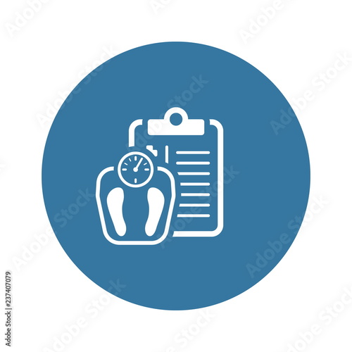Weight Management Flat Icon